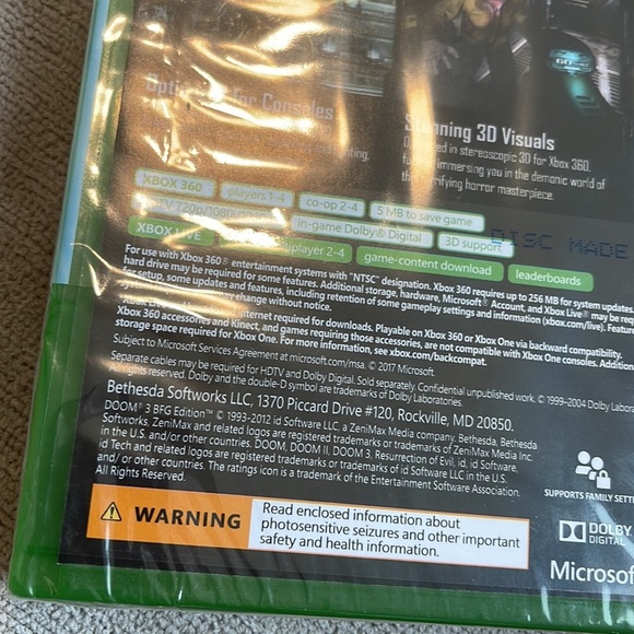 Xbox one 360 doom 3 bfg edition video game - Picture 7 of 7